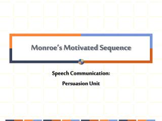 Monroe’s Motivated Sequence