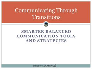 Communicating Through Transitions