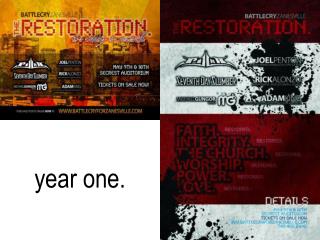 year one.