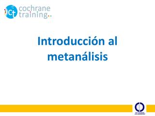 Introducción al metanálisis