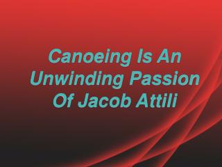Jacob Attili is an experienced and successful business person