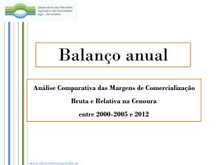 Balanço anual
