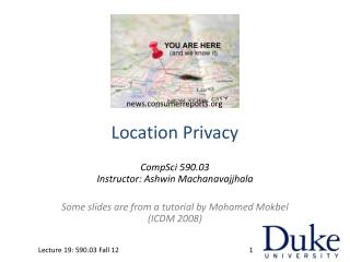 Location Privacy