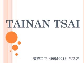 TAINAN TSAI