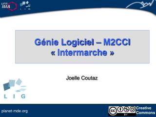 Génie Logiciel – M2CCI « Intermarche »