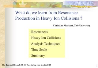 What do we learn from Resonance Production in Heavy Ion Collisions ?