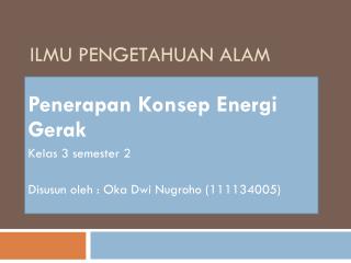 Ilmu Pengetahuan Alam