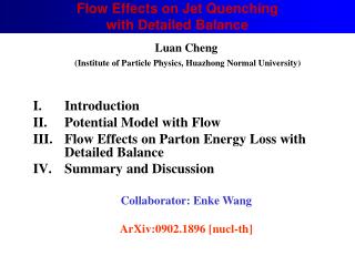 Flow Effects on Jet Quenching with Detailed Balance