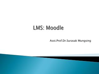 LMS: Moodle