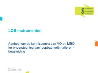 LOB instrumenten