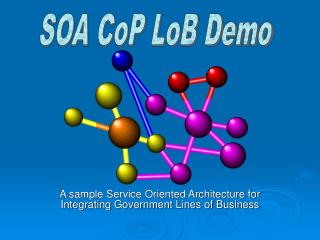 A sample Service Oriented Architecture for Integrating Government Lines of Business