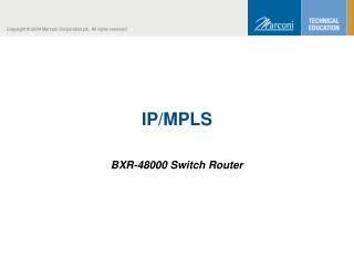 IP/MPLS
