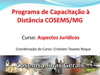 Programa de Capacitação à Distância COSEMS/MG