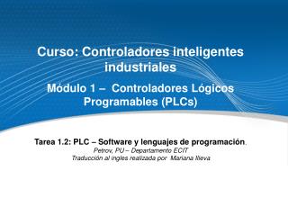 Curso: Controladores inteligentes industriales