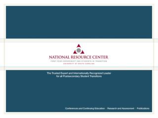 The 2009 National Survey of First-Year Seminars