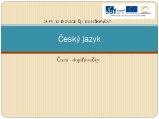 Český jazyk