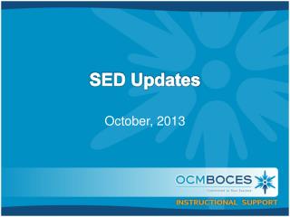 SED Updates