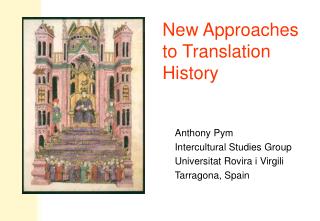 New Approaches to Translation History