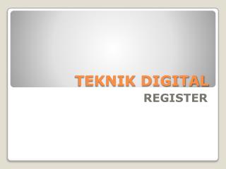 TEKNIK DIGITAL