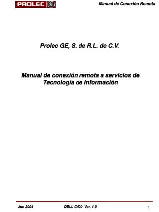 Prolec GE, S. de R.L. de C.V.