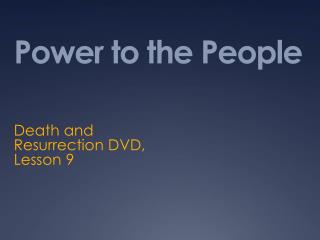 Power to the People