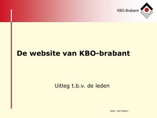 De website van KBO-brabant