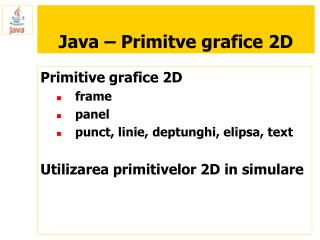 Java – Primitve grafice 2D