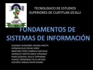 TECNOLOGICO DE ESTUDIOS SUPERIORES DE CUATITLAN IZCALLI