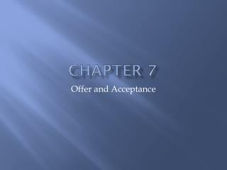 Chapter 7