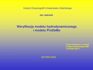 Instytut Oceanografii Uniwersytetu Gdańskiego