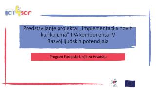 Program Europske Unije za Hrvatsku