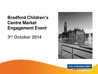 Bradford Children’s Centre Market Engagement Event