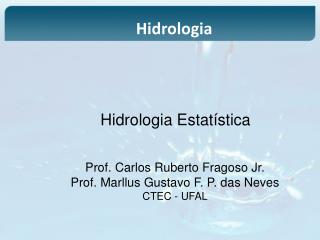 Hidrologia Estatística