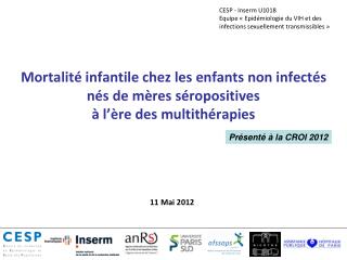 CESP - Inserm U1018 Equipe « Epidémiologie du VIH et des infections sexuellement transmissibles »