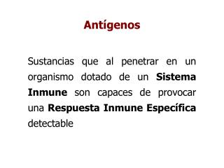 Antígenos