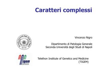 Caratteri complessi