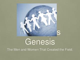 Sociology’s Genesis