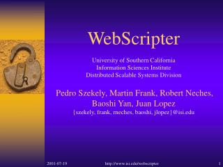 What’s hot about WebScripter…