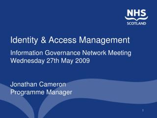 Identity &amp; Access Management