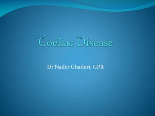 Coeliac Disease