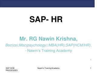 SAP- HR
