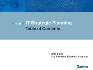 IT Strategic Planning