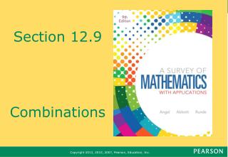 Section 12.9 Combinations