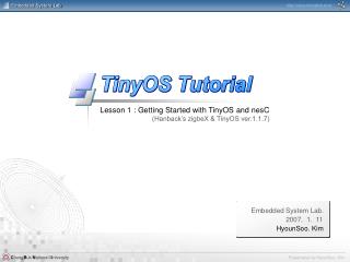 Lesson 1 : Getting Started with TinyOS and nesC (Hanback’s zigbeX &amp; TinyOS ver.1.1.7)