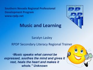 Southern Nevada Regional Professional Development Program rpdp
