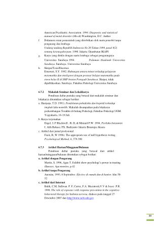 American Psychiatric Association. 1994. Diagnostic and statistical