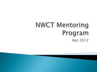 NWCT Mentoring Program