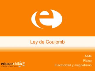 Ley de Coulomb