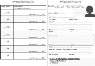 HPV Vaccination Programme