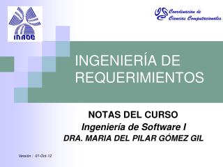 INGENIERÍA DE REQUERIMIENTOS